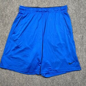 Nike Dri‑Fit Blue Athletic Shorts L – Lightweight Running/Basketball Style